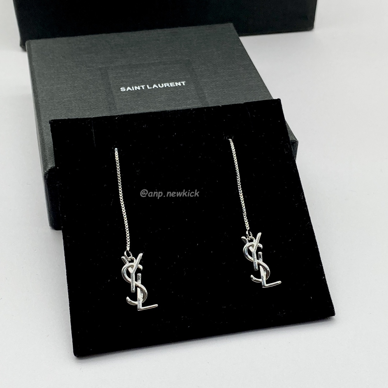 Saint Laurent Opyum Ysl Hanging Earrings (3) - www.newkick.vip